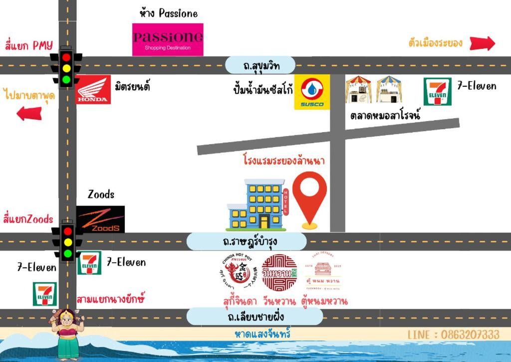 Rayong Lanna Hotel Kültér fotó